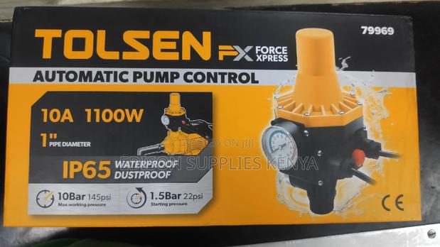 Tolsen Automatic Pump Control With Water Pressure Gauge - main view