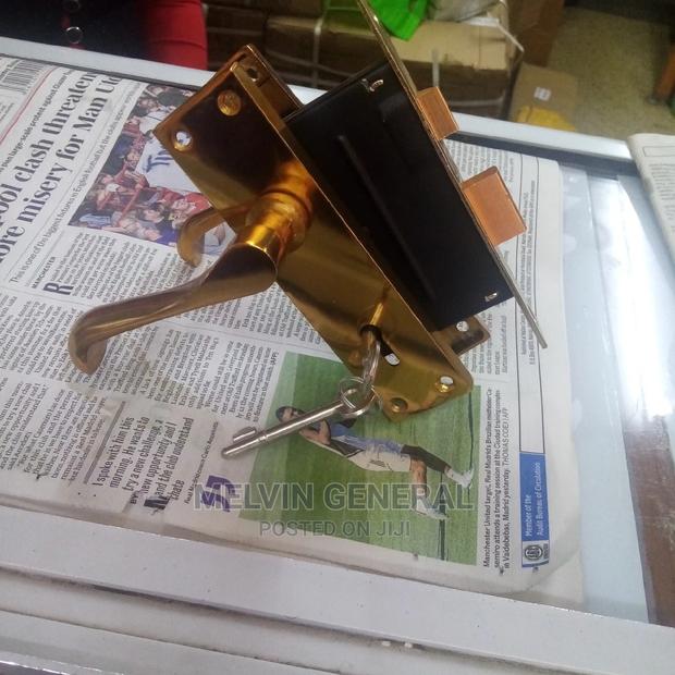 Lincy Mortoise Lock Brass - main view