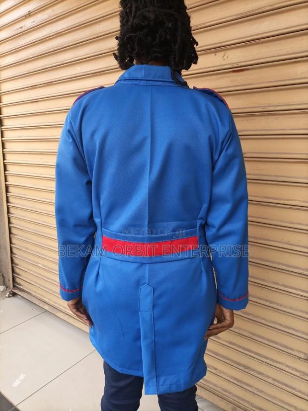 Cotton Royal Blue+ Red Dustcoats - thumbnail 4