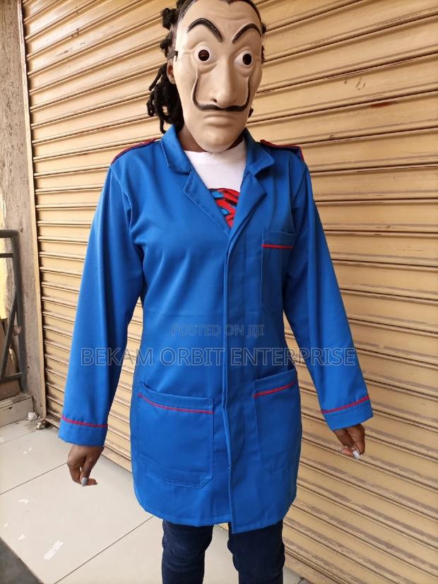 Cotton Royal Blue+ Red Dustcoats - thumbnail 6