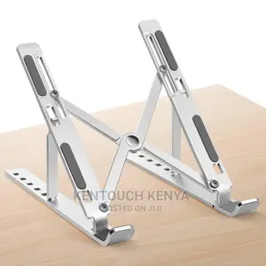 Metallic Aluminium Alloy Laptop Stand Portable Foldable