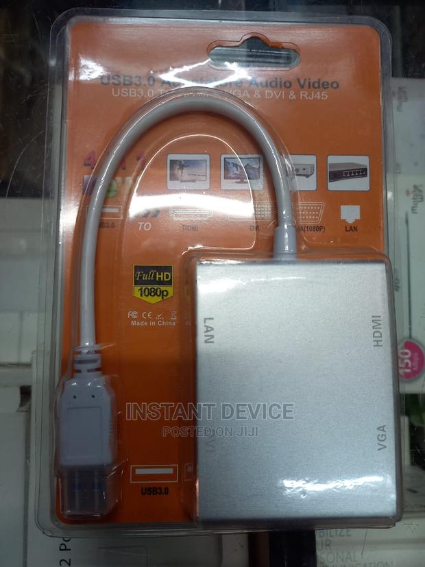 USB to HDMI Dvi VGA Rj45