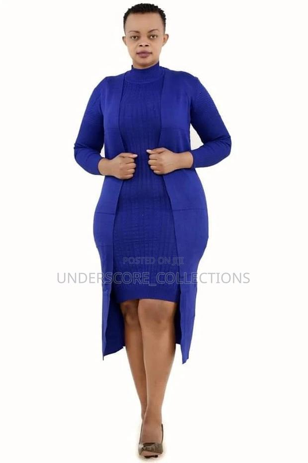 Classy Ladies Executive Two Piece Sweater Dresses - main view