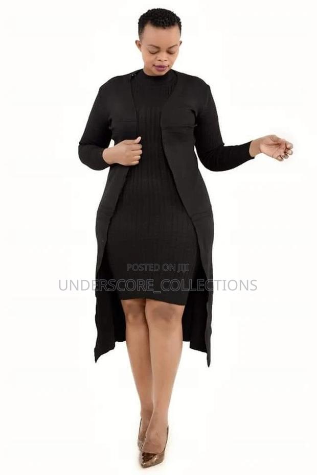 Classy Ladies Executive Two Piece Sweater Dresses - thumbnail 3