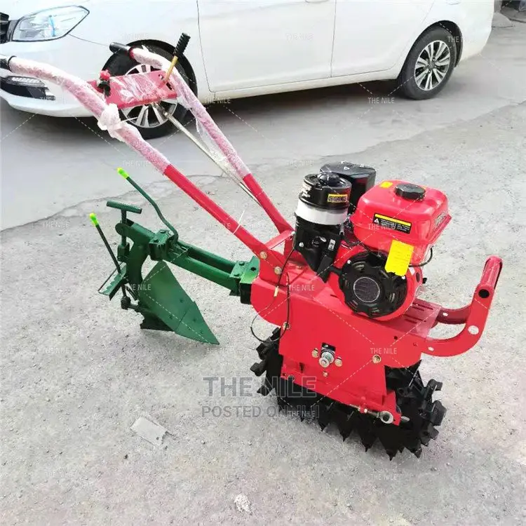 Chain Rail Micro Tiller Trench Weeder