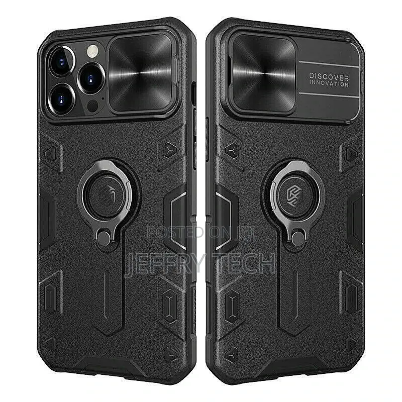 For iPhone 13 Pro Max Armor Camshield Case Slide Camera Cove