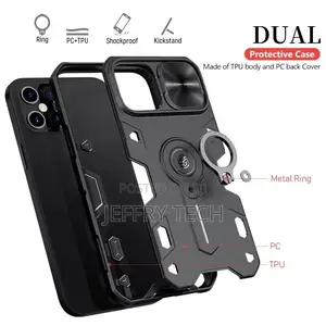 For iPhone 13 Pro Max Armor Camshield Case Slide Camera Cove