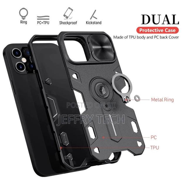For iPhone 13 Pro Max Armor Camshield Case Slide Camera Cove - thumbnail 3