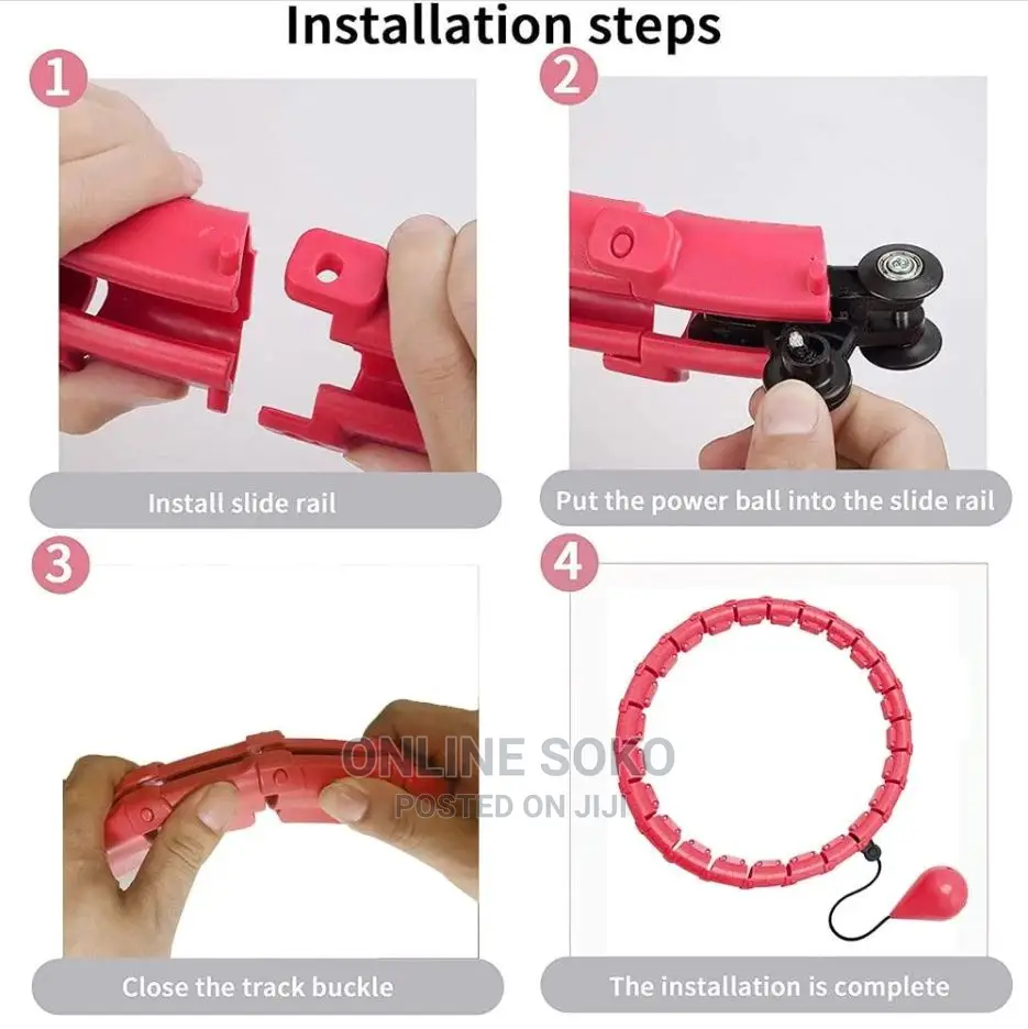 Adjustable Exercise Weight Loss Fitness Smart Hula Hoop