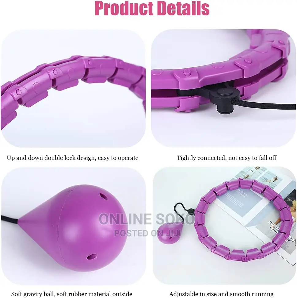 Adjustable Exercise Weight Loss Fitness Smart Hula Hoop