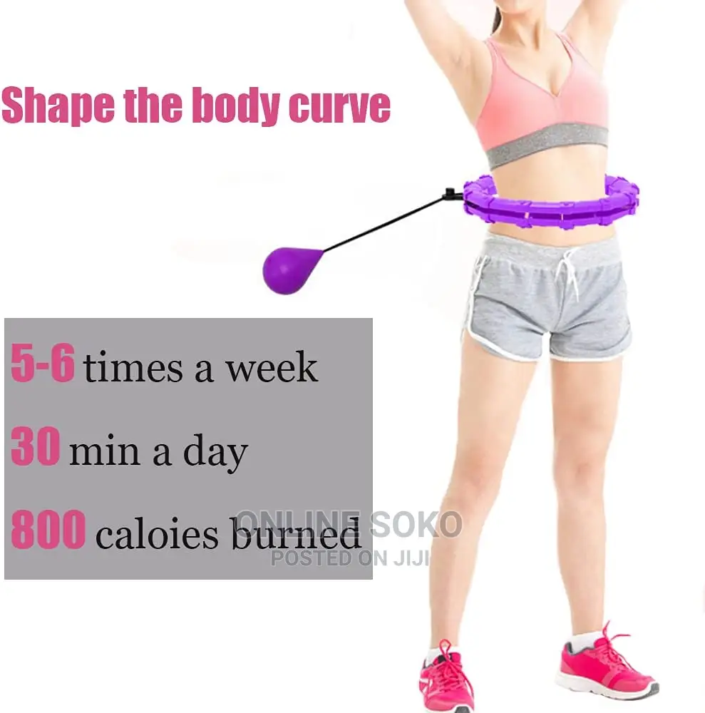 Adjustable Exercise Weight Loss Fitness Smart Hula Hoop