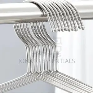 10 Piece Stainless Steel Clothes Hangers, Coat Hangers