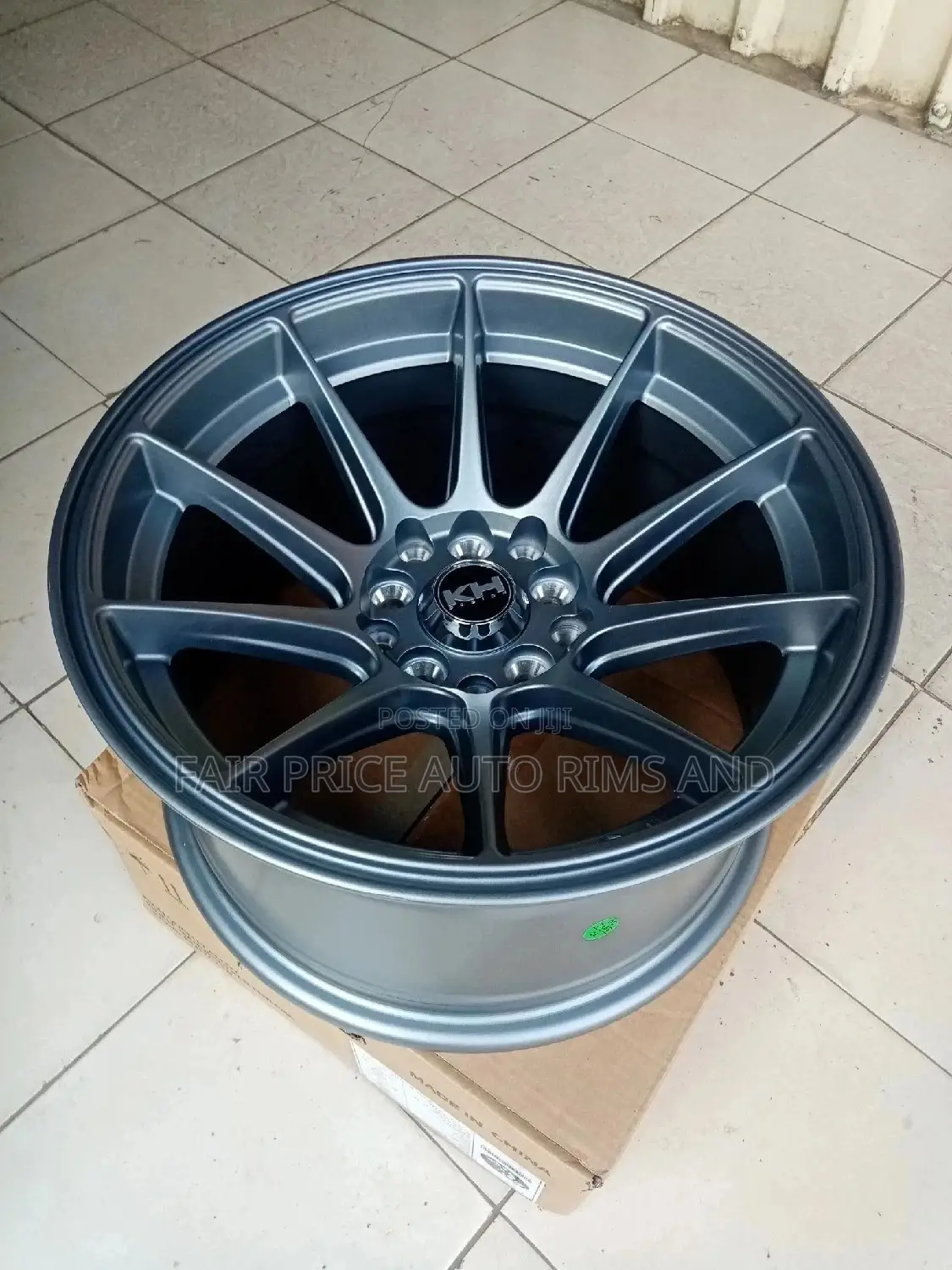 Grey 15 Offset 10holes Rims