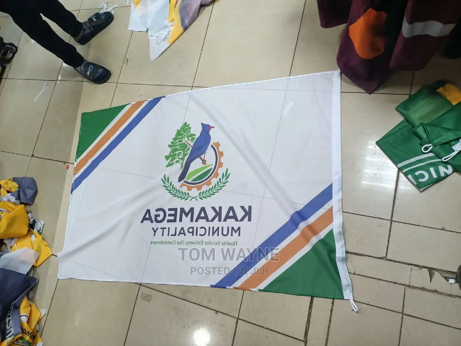 Flags With Logos