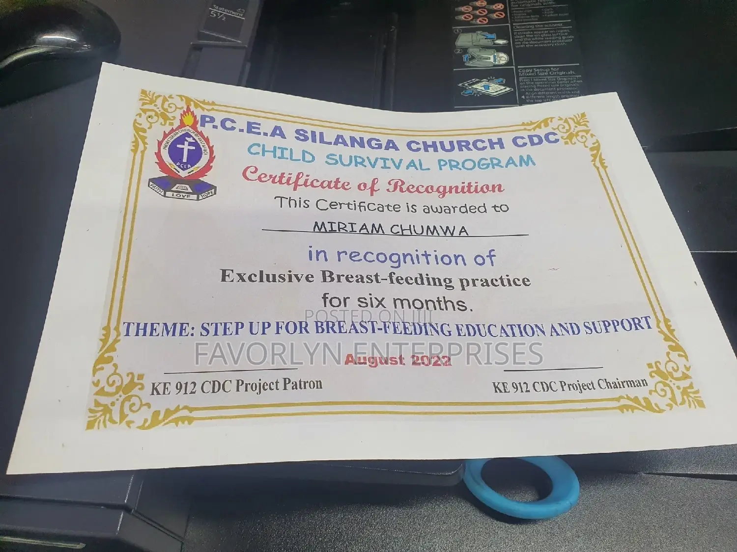 Certificate Printing and Designing