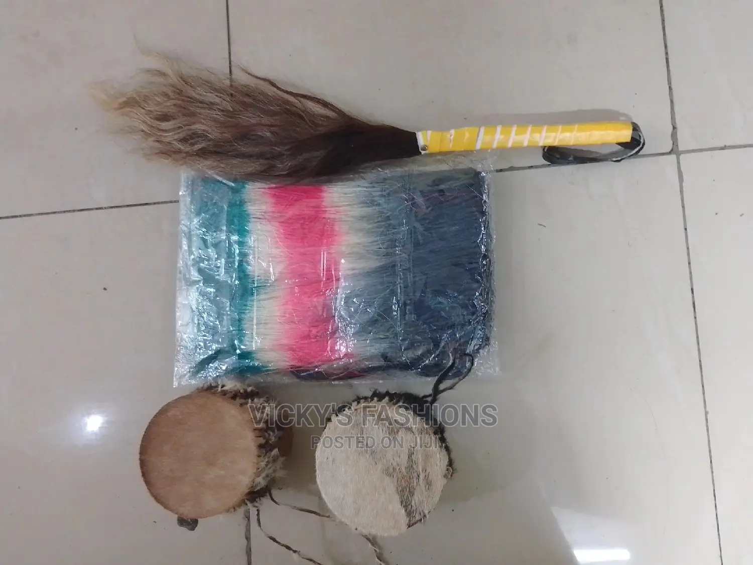 Sisal Skirts, Whisk and Drums