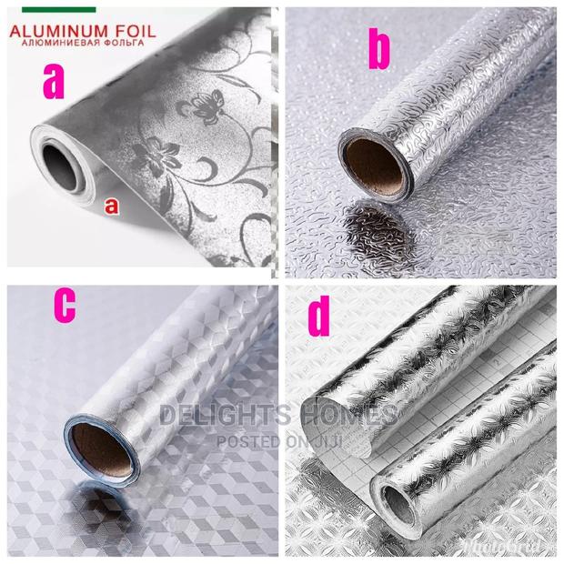 Silver Kitchen Aluminum Foil /Kitchen Table Top Mat