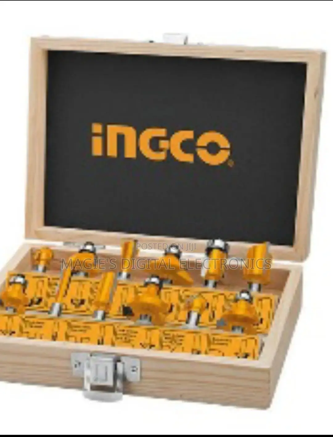 Ingco 12pcs Router Bits