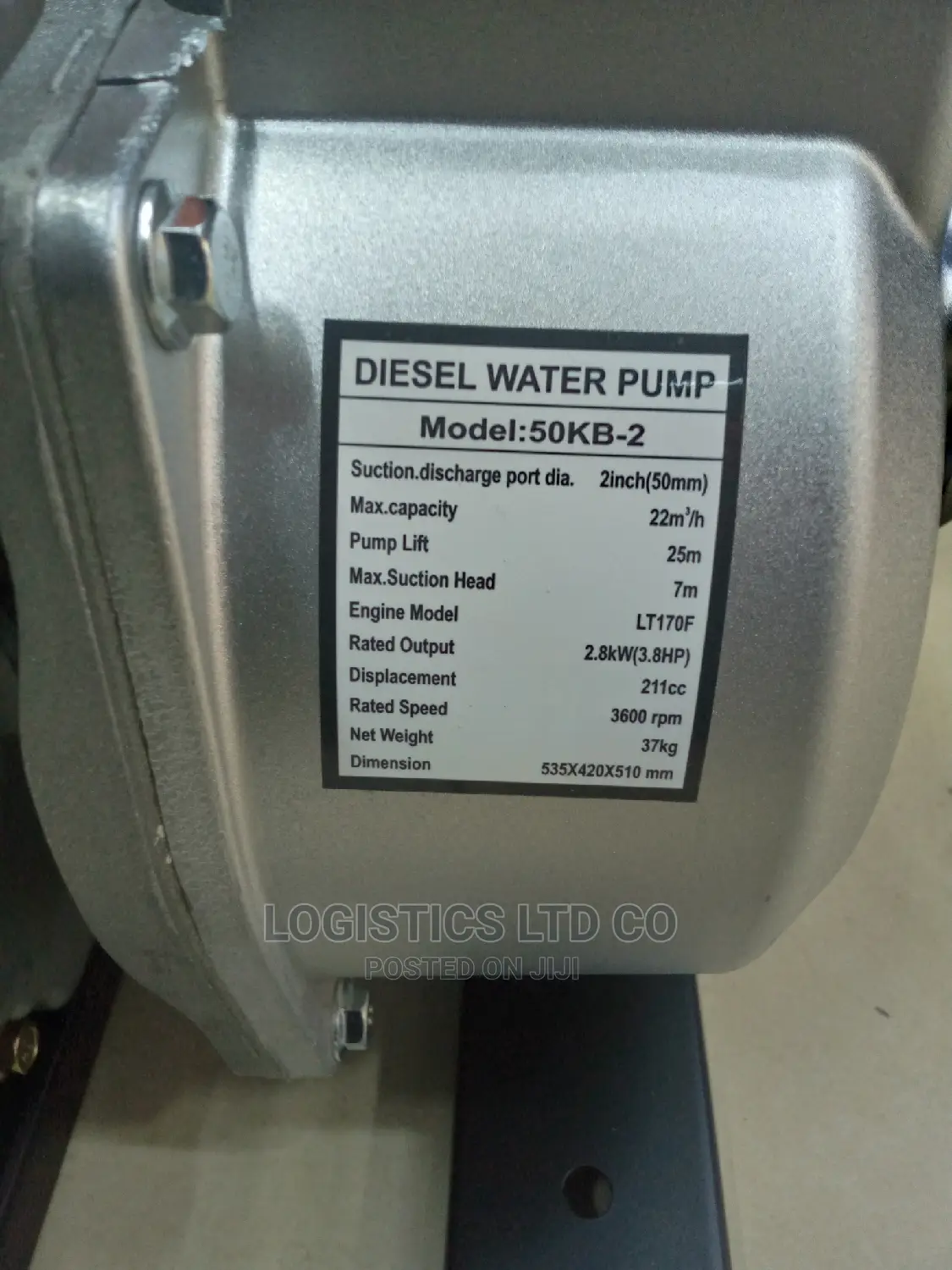 Pacwell 2inch Diesel Water Pump