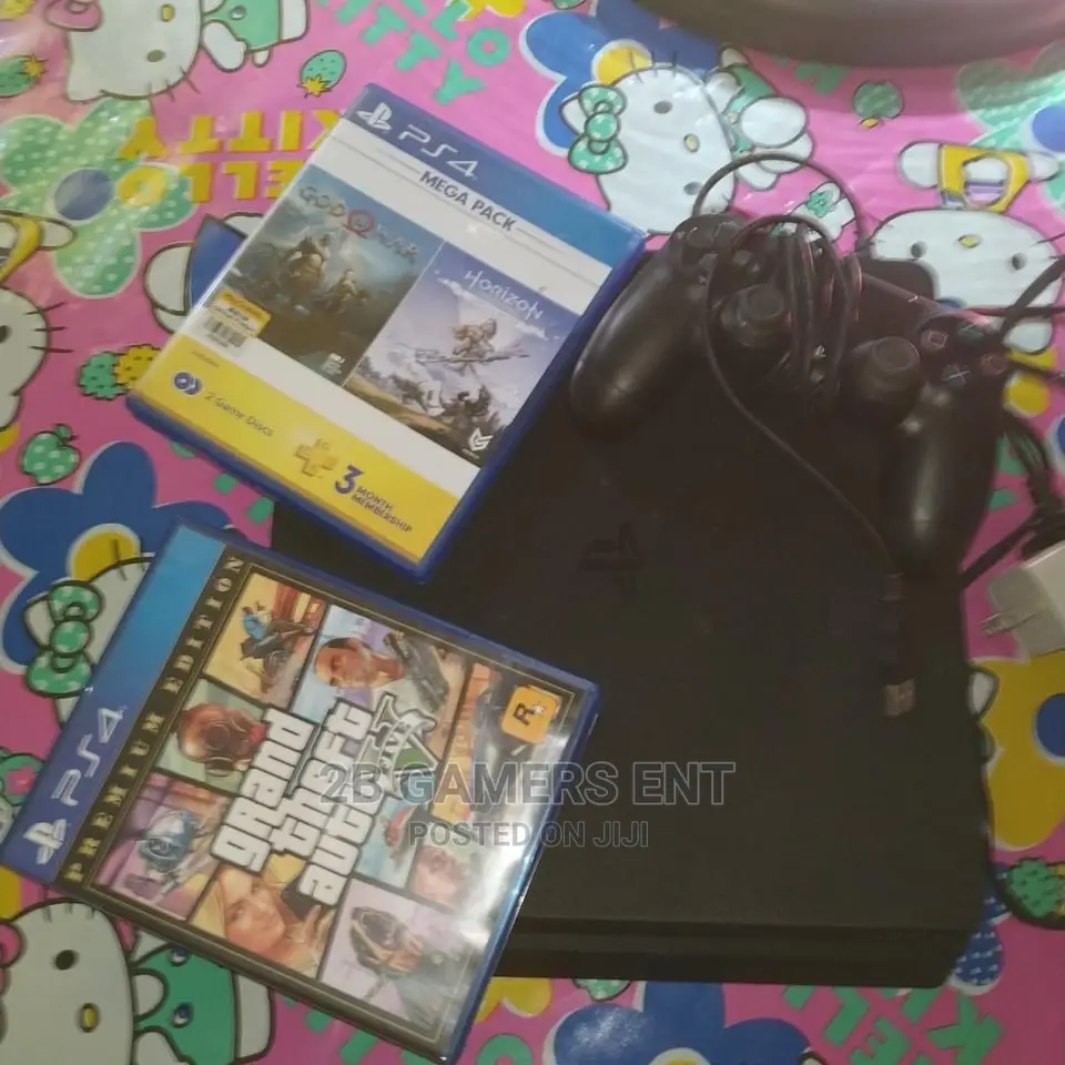 Play Station 4 Standard, Horizon, GTAV Games