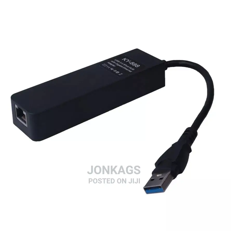 USB a to 3.0USB and Rj45 (Ethernet)