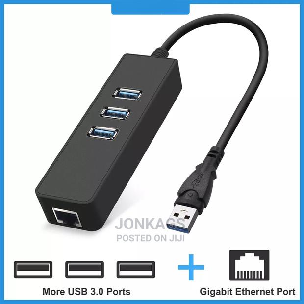 3 USB to Gigabit Ethernet/Lan