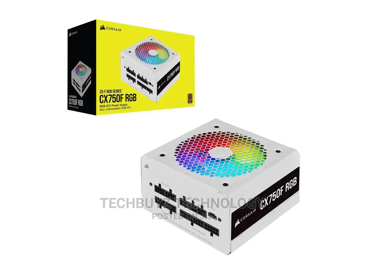 Corsair Cx750f Rgb,750 Watt, 80 Plus Bronze, Power Supply