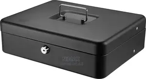 Cash Box With Lock and Key Money Tray