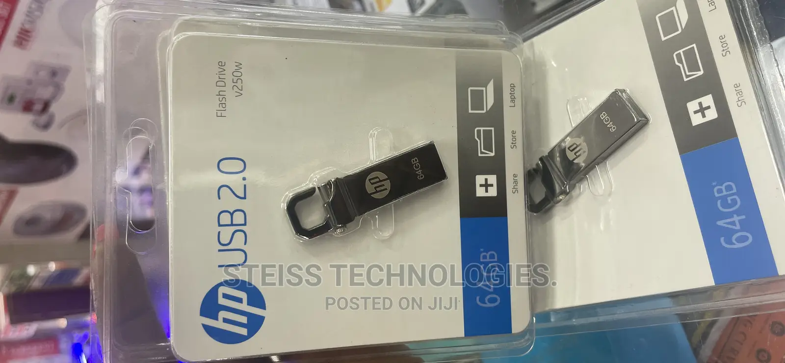 Metallic Hp 64gb Flashdisks.
