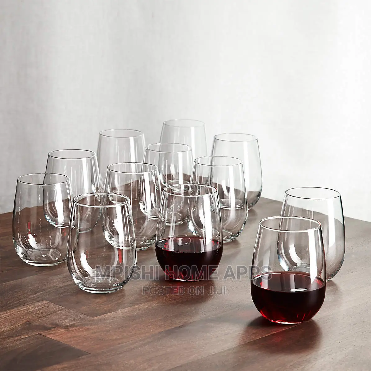 6pcs Stemless Wine Glasses
