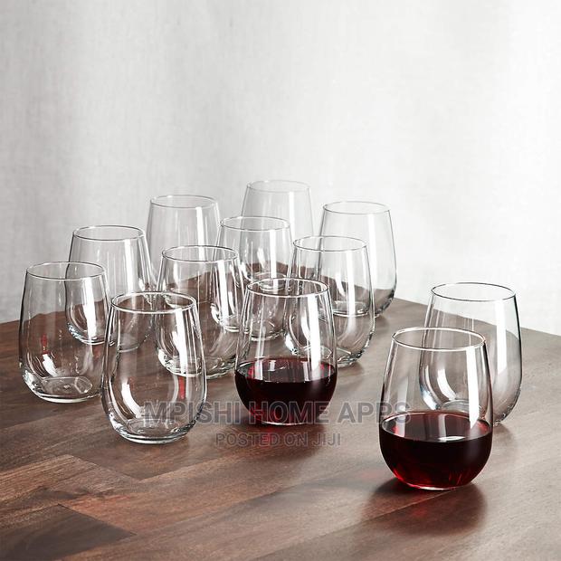 6pcs Stemless Wine Glasses - main view
