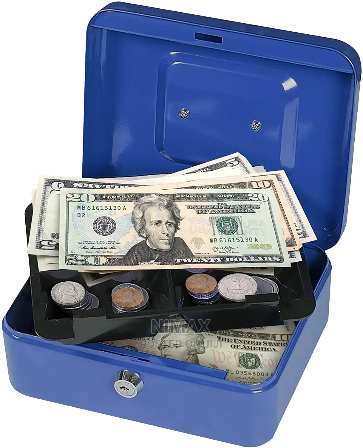 Small Cash Box With Key Lock 6''