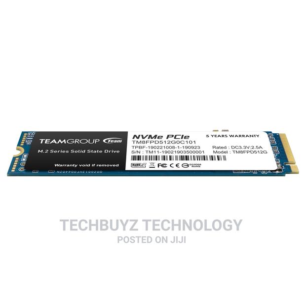 Team Group TM8FPD512G0C101 1" 512GB Pcie Solid State Drive