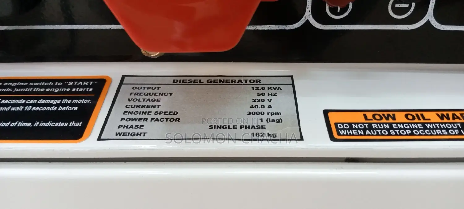 Pacwell 12.0kva Three Phases Diesel Generator With Ats