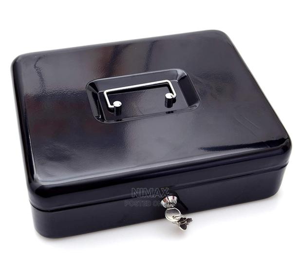 Metal Cash Box With Key Lock - thumbnail 2