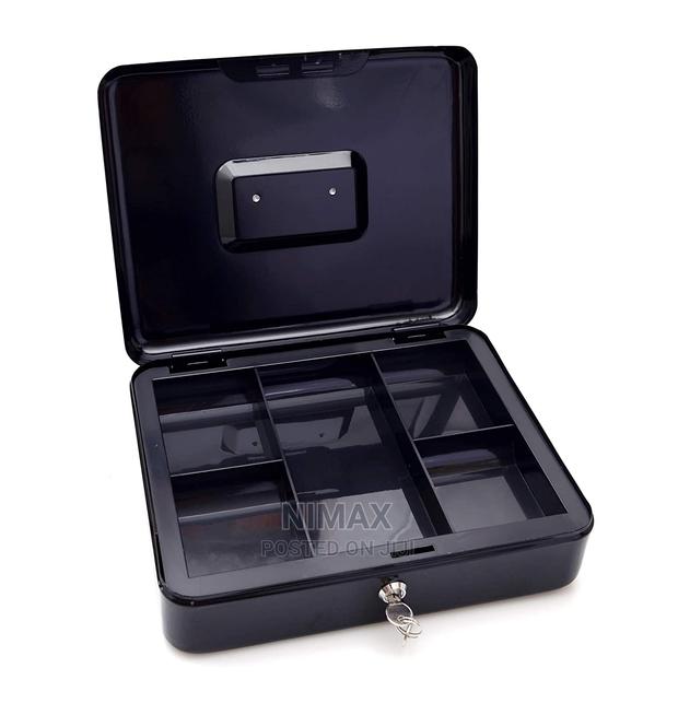 Metal Cash Box With Key Lock - thumbnail 3