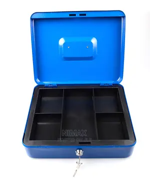 New Metal Cash Box With Key Lock
