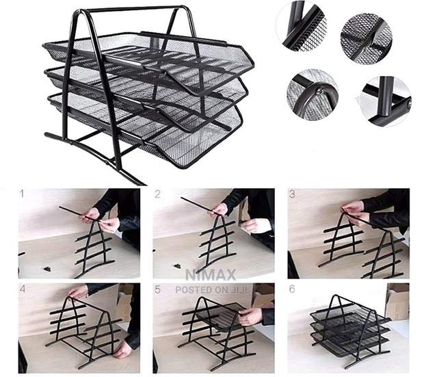 Paper, Letter, Office, Desktop Tray Organizer - thumbnail 3