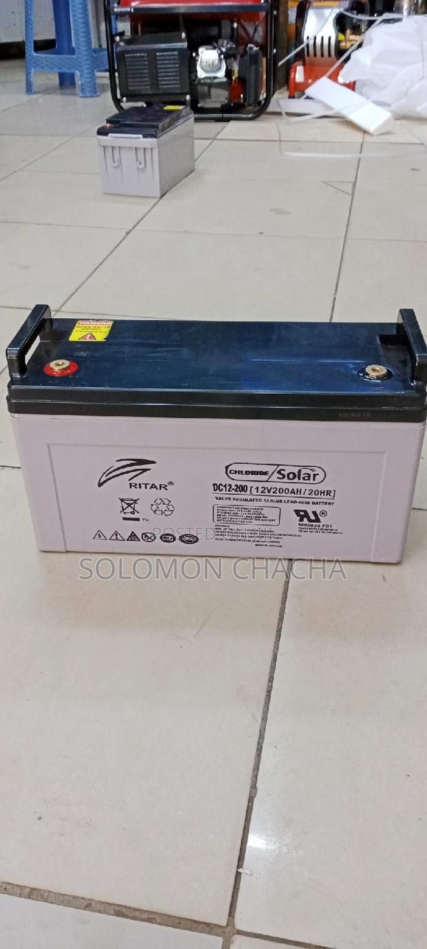 Ritar 200ah/12v Chloride Solar Battery