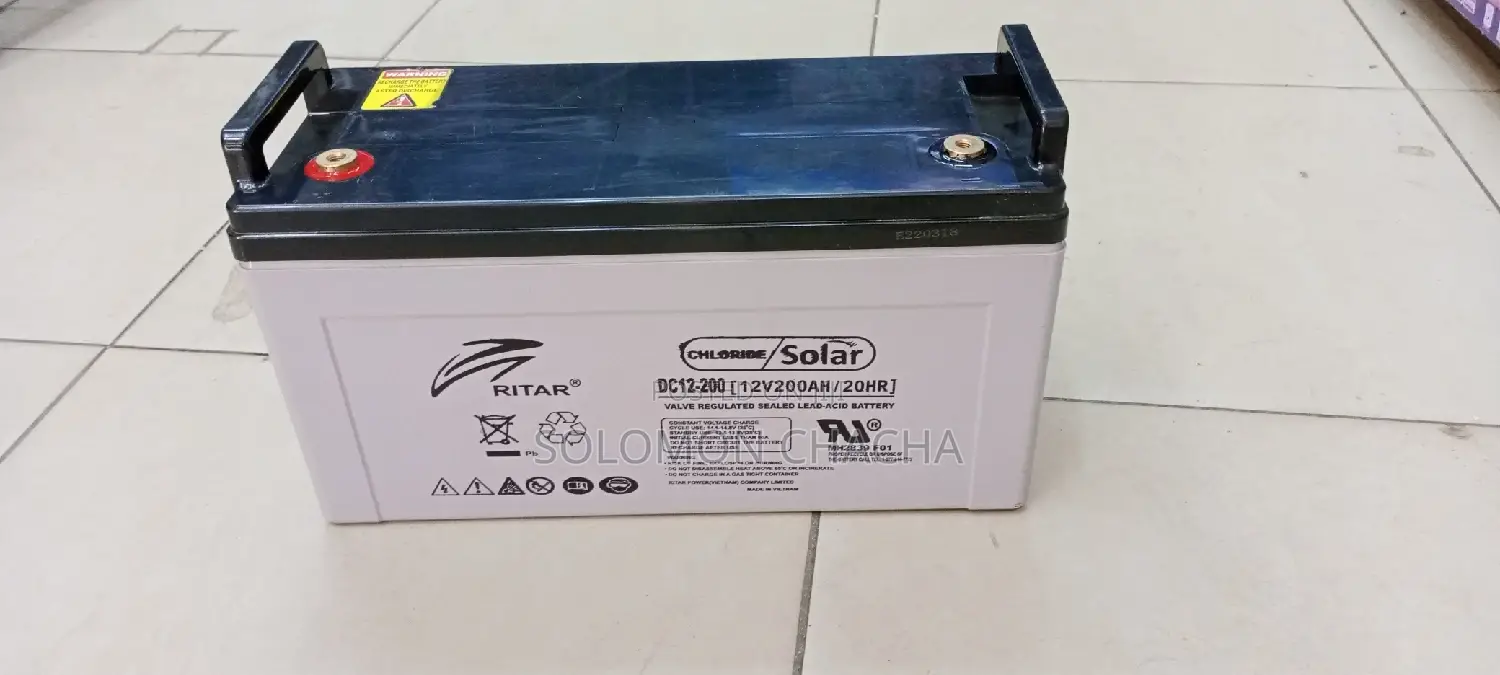 Ritar 200ah/12v Chloride Solar Battery