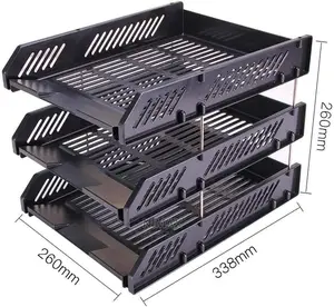 Plastic Office Files/Letter/Document Desk Organizer Tray,