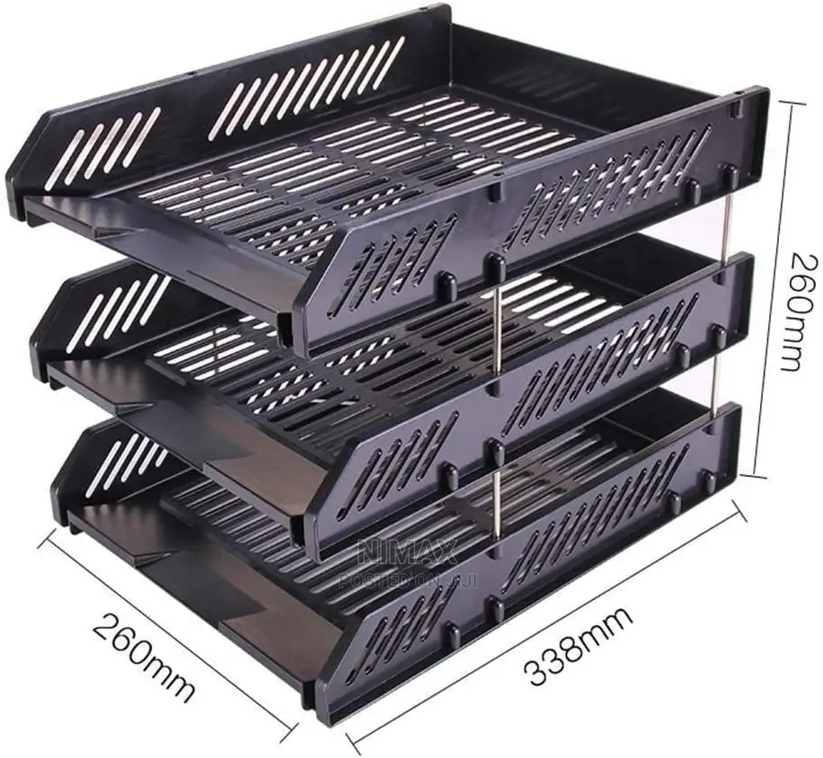 Plastic Office Files/Letter/Document Desk Organizer Tray,