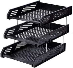 Plastic Office Files/Letter/Document Desk Organizer Tray,