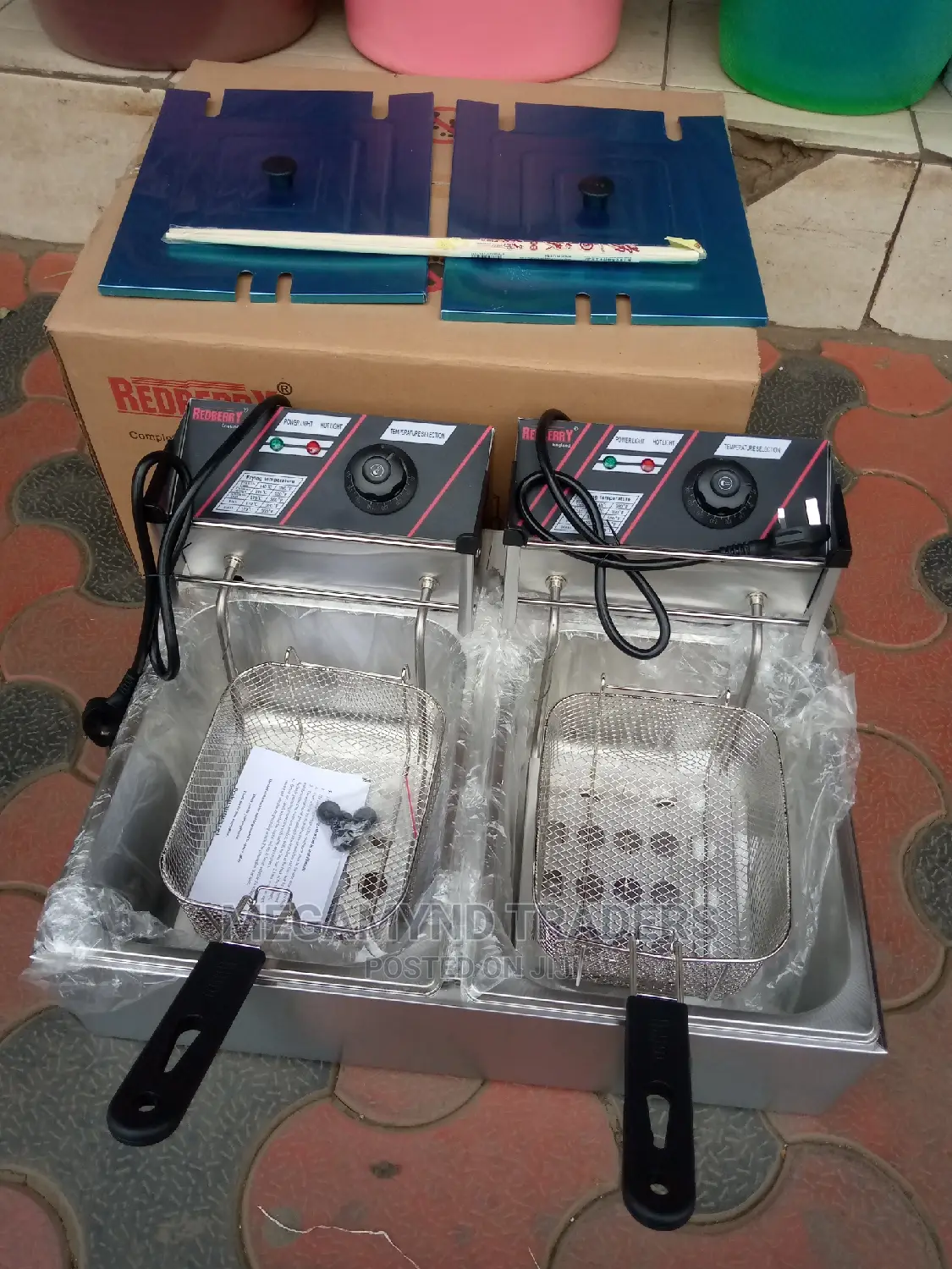Redberry Fryer 6L +6l/Double Deep Fryer/Chips Fryer
