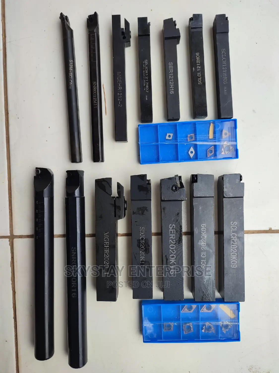 Lathe Cutting Tools 12mm/20mm/25mm Shank 7pcs Set