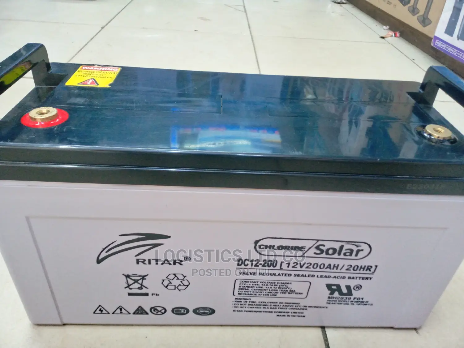 Rita Chloride Solar Battery 12v - 200ah