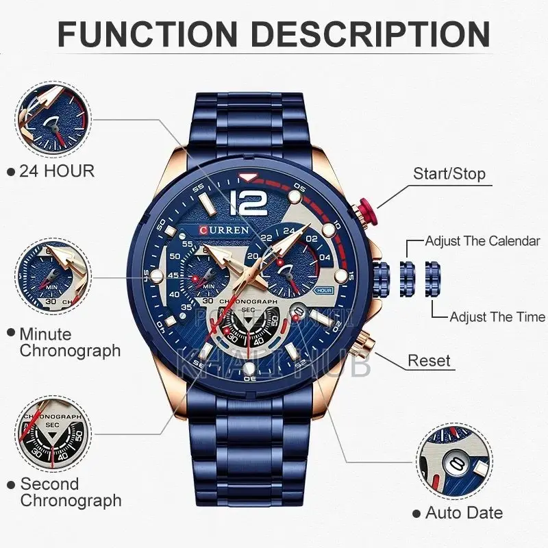 Curren 8395 Chronograph