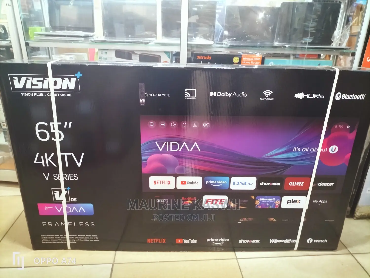 Vision Plus 65” Frameless 4K Vida