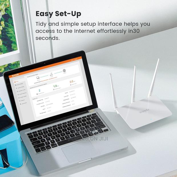 Tenda F3 300mbps Wireless Wi-Fi Router - thumbnail 3