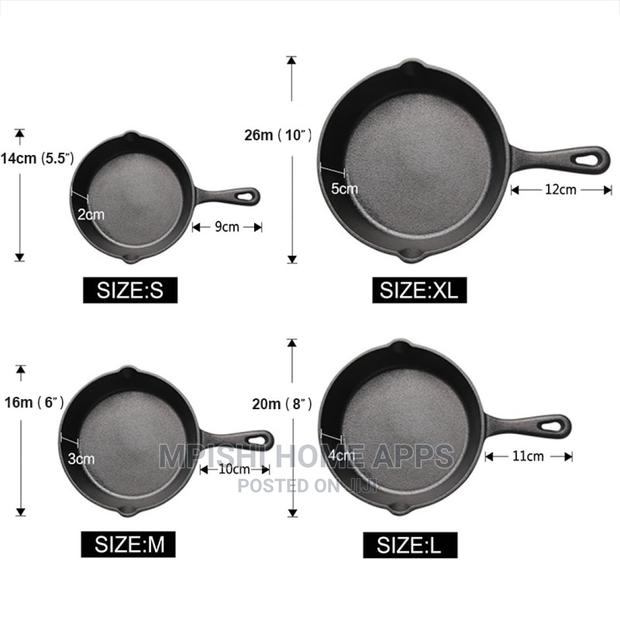 Cast Iron Skillet 14-26cm - thumbnail 3